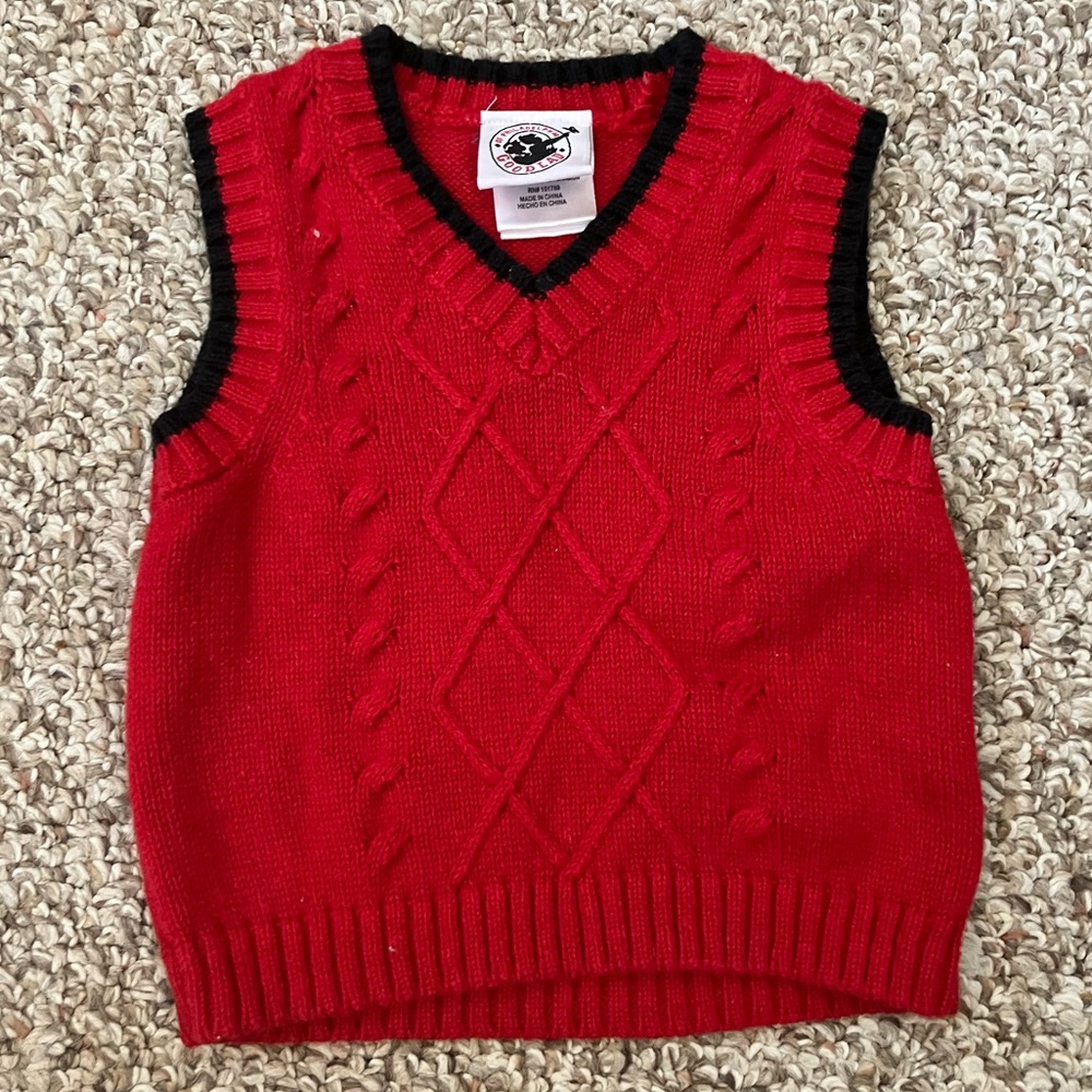 EUC baby boy vest